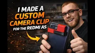 I 3D Printed a Custom Camera Clip for the Redmi A5 #vlogger