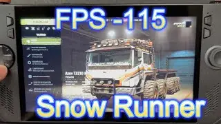 ASUS ROG Ally X  SnowRunner -Alaska🔋🎮(AMD) #handhelds