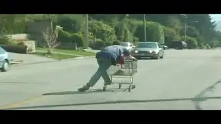 NFB documentary Carts of Darkness DELETED SCENES 02 Big Al shopping cart racing