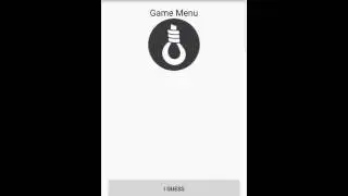 Hang Man Android Application