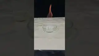Satisfying Reaction Burning Salt | Chemistry tricks #experiment #science #burning