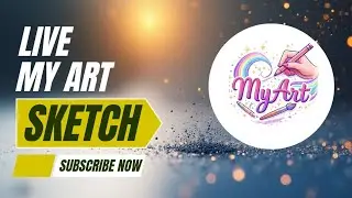 Live Easy Girl Face Drawing Tutorial for Beginners | Satisfying Art#LiveArt #GirlFaceDrawing #Easy
