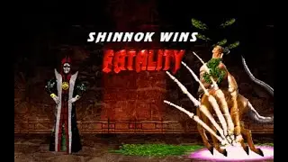 Mortal Kombat The Dragon Tournament - SHINNOK MKM BOSS Gameplay Playthrough