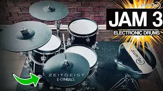 Roland TD-17 on drum-tec Jam 3 electronic drums + ZEITGEIST  e-cymbals