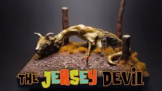 I'm sculpting the WORLDS CREEPIEST CRYPTIDS - The JERSEY DEVIL polymer clay diorama