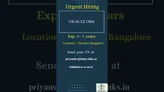 Oracle DBA   #chennai  #bangalore  #oracle #developers #dbaf #pune #java #education #india #pakistan