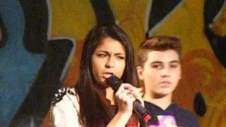 Andrea Russett & Sam Pottorff Onstage - Nashville 2/9/13