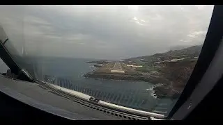 A320 neo COCKPIT LANDING SPC (La Palma GCLA)