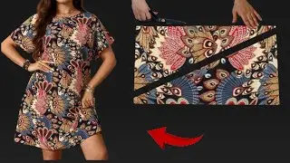 ✂️Stylish Summer ♥️ Very Easy Design Dresses ❣️Summer Trends  Cut and 5 minute Sew 5 Minute ✅