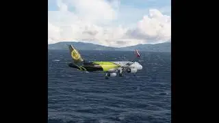 Impossible Landing!!! Amazing View before the Plane Lands at the Airport EPS0555