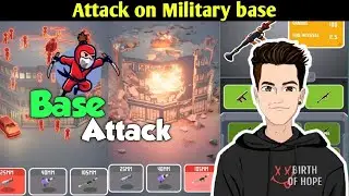 Base Attack Gameplay | Attack game | Game like Attack on titan | Attack on Military by Gamerz point