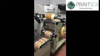 VIDEO PRINTICS U32630118 LABEL MANUFACTURING LINE ORTHOTEC CSL3022 LETTERPRESS, 6 + 1 VARNISH