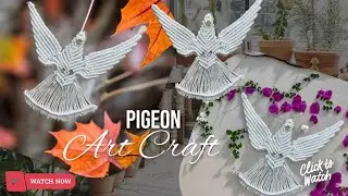 Pigeon Macrame Delight | Unique DIY Tutorial