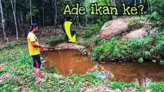 Memancing di punca air dalam hutan ( banyak dapat ikan rare)vlog