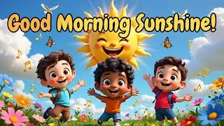 Good Morning Sunshine | Nursery Rhymes & kids songs | Fun Morning Song for Kids & Toddlers.