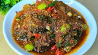 ENAK BANGET‼️SESIMPEL INI BUMBUNYA, IKAN TONGKOL MASAK PEDAS 