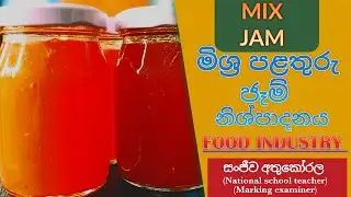 මිශ්‍ර පළතුරු ජෑම් නිශ්පදනය, Food Industry.