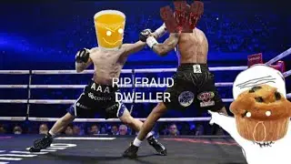 Fraud dweller gets his ahh whooped by juice as muffin watches from the sidelines (Minecraft)