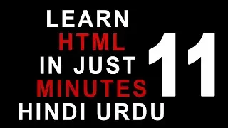 Learn HTML in 12 Minutes