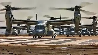 Marine Corps Rotary Aviation • MV-22B & CH-53E Mass Launch