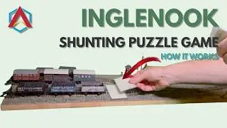 Model Railway Inglenook Shunting Puzzle – Simple Game ASMR Demonstration