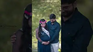 Maternity shoot of Megha & Neeraj #shorts #reels at araria by Akela Studio With BTS