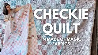 My Finished Checkie Quilt &ndash; A Light Beauty in Made of Magic Fabrics