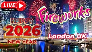 The Greatest New Years Fire Works in History - London United Kingdom - Live