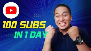 PAANO MAG PADAMI NG SUBSCRIBERS | 100 SUBSCRIBERS IN 1 DAY