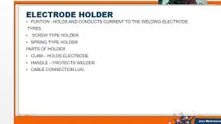 TITLES #welding #machine #parts #electrode #holder #earthing #AC &DC CURRENT 