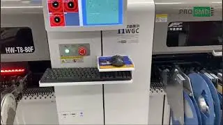 Усиленная линия SMD-монтажа. Два установщика HW-T8-80F, расстановка компонентов