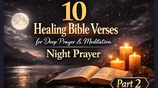 10 Healing Bible Verses for Deep Prayer & Meditation 🌙 Night Prayer | Part 2