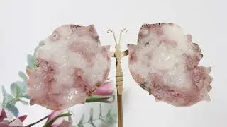 Roze Amethist vlinder op standaard  #amethist #Pinkamethyst #pinkamethystbutterfly
