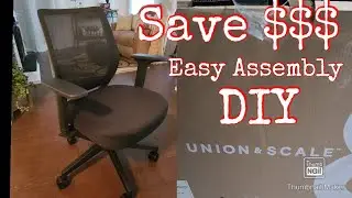 DIY Office Chair Assembly/ Union & Scale/ Easy,cSave Money!