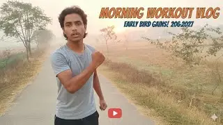 Morning Workout Routine 💪 | Fresh Start, Strong Mind | Daily Vlog