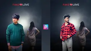 Fake Love Photo Editing PicsArt || Fake Love Photo Editing || PicsArt Photo Editing