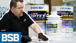 Applying OPTEX Body Filler, Putty, and Primer
