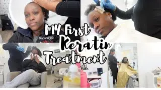 Keratin Treatment on Type 4C Natural Hair