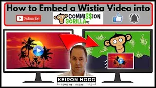 How to Download and Embed a Wistia Video into Commission Gorilla  ⚡