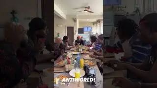 Odumodublvck, Skepta and Antiworld having Breakfast in Abuja