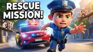Police Officer Leo Saves the Day 🚓🚨 | Kids Rescue Cartoon