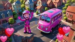 Pink Bus, Pink Gear | Fun Learning Song for Kids | To the Tune of Wheels on the Bus