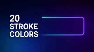 20 Stroke Color Codes | Perfect for After Effects Shapes