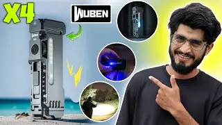 World&rsquo;s Powerful Wuben X4 Compact Multi Function Flashlight || Wuben ECL Light || Wuben EDC Light 