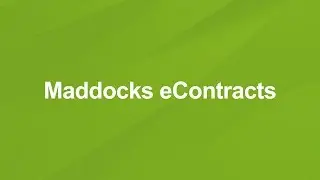 Benefits of Maddocks eContracts