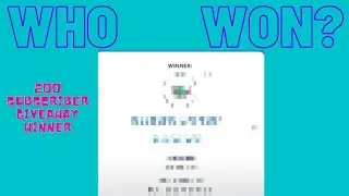 200 Subscriber Giveaway WINNER Reveal!
