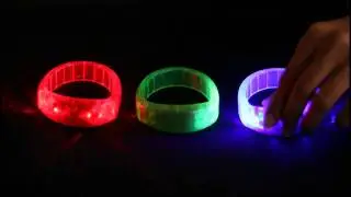 Flashing LED Bracelets [OrbitLightShow.com]