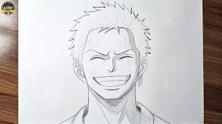 How to Draw Roronoa Zoro | Easy Pencil Art Tutorial (Step by Step)