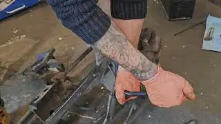 Mini cooper r56 rear sub frame disassemble and paint 