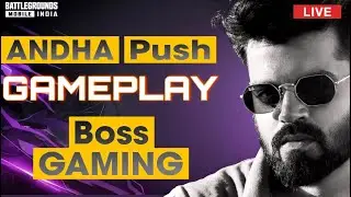 BGMI LIVE I ANDHA RUSH GAMEPLAY WITH RANDOMS I TEAMCODES @BossGamingLive #BGMI #PUBG